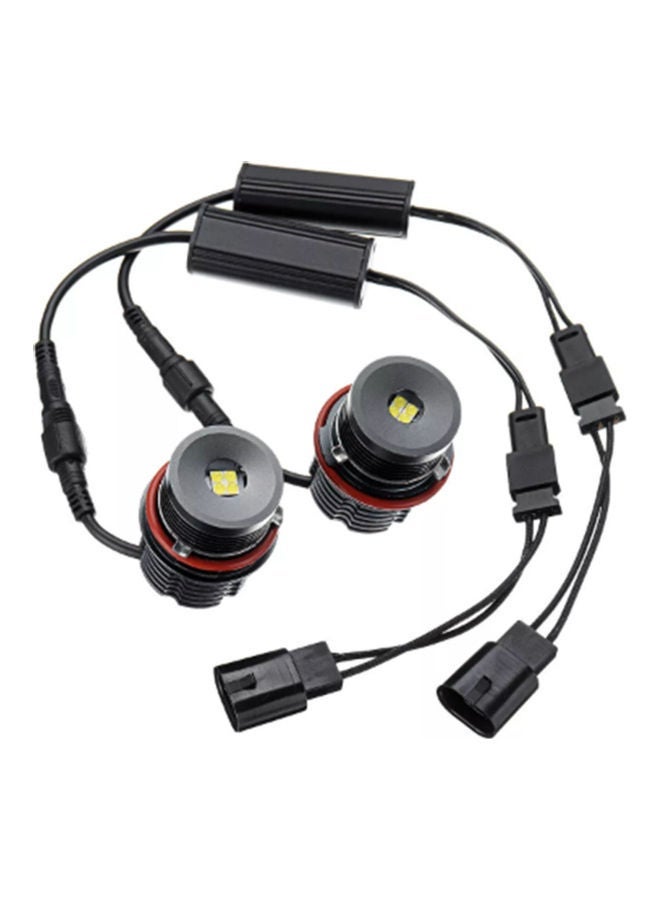 Loquat Pack Of 2 LED Halo Ring Marker Light Bulb For BMW E39/E53/E60/E63 - Image 1