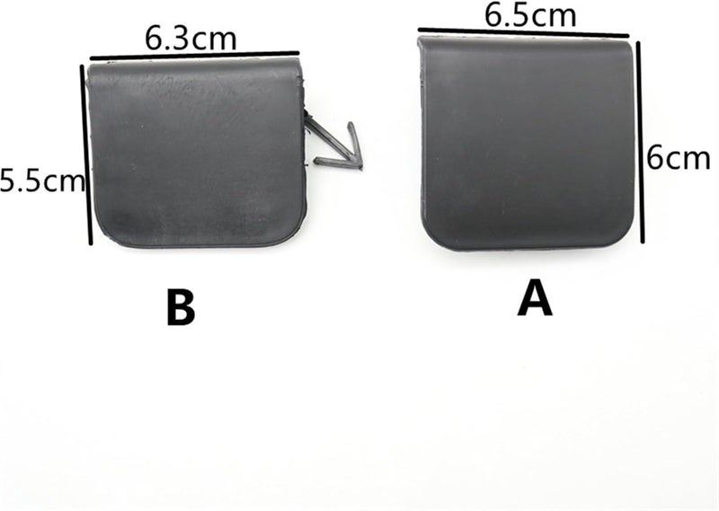 QASULER Front Bumper Tow Hook Cover Cap for Nissan Tiida Versa - Image 3