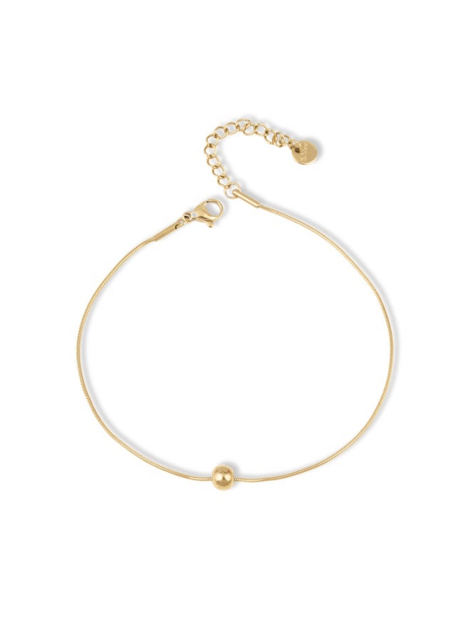 Palmonas 18K Gold Tone Plated Minimal Orbit Chain Bracelet For Women - Waterproof & Anti-Tarnish - Image 1