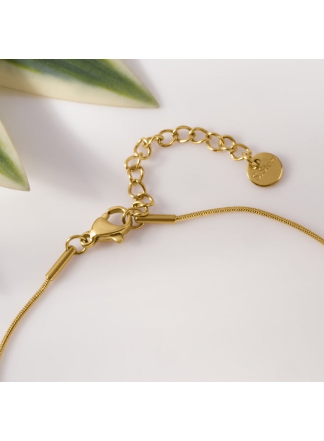 Palmonas 18K Gold Tone Plated Minimal Orbit Chain Bracelet For Women - Waterproof & Anti-Tarnish - Image 4