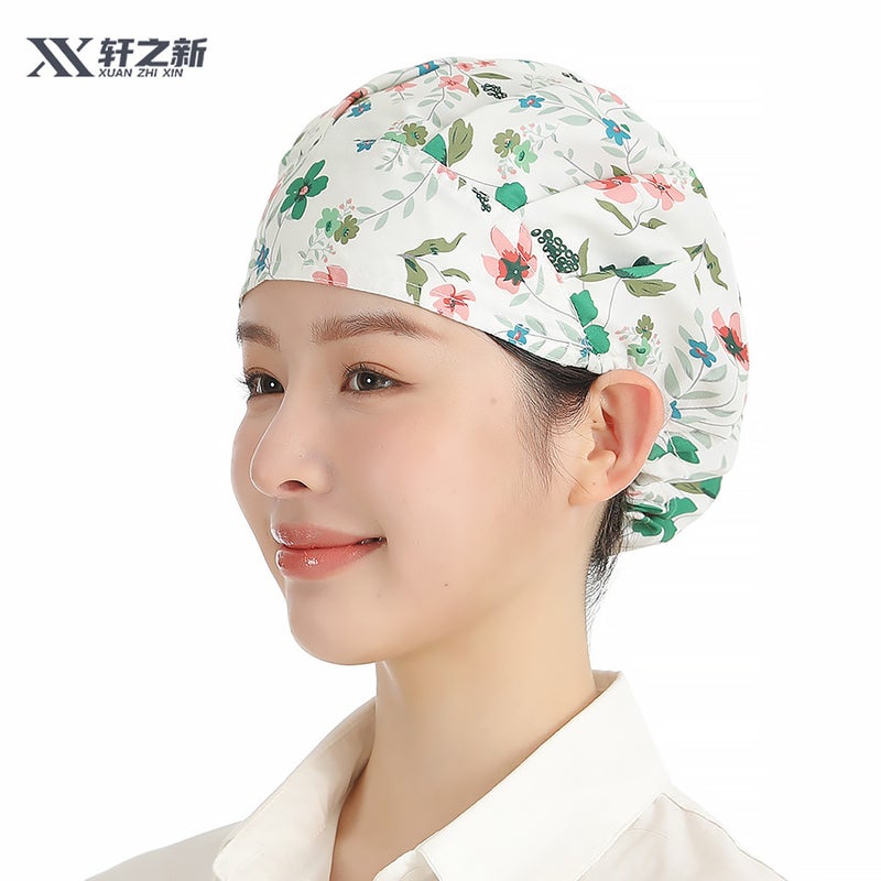 Chef Hat Catering Cooking Kitchen Anti-Oil Smoke Hat Cooking Canteen Home Work Hat Factory Dust-Proof Headgear - Image 1