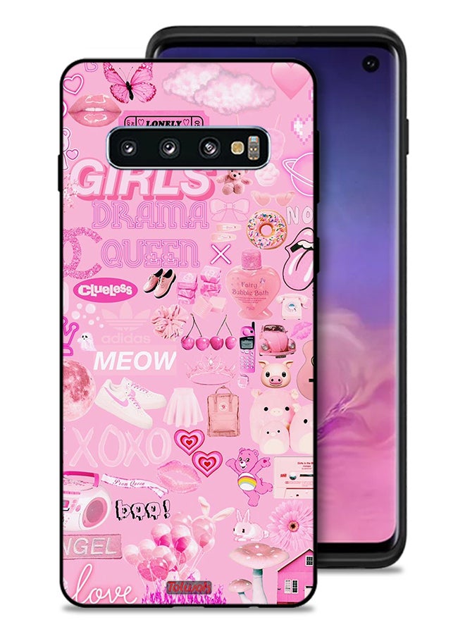 Tolwak Samsung Galaxy S10 Protective Case Cover Girls Drama Queen - Image 1