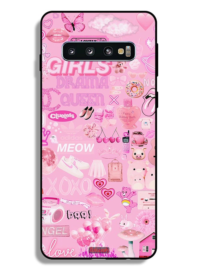 Tolwak Samsung Galaxy S10 Protective Case Cover Girls Drama Queen - Image 2