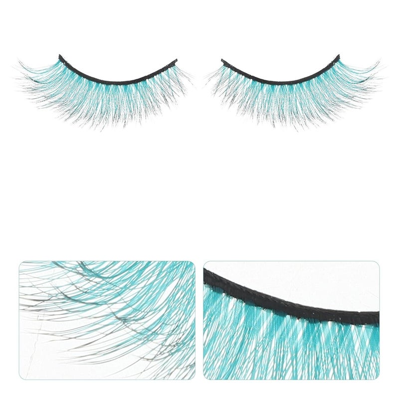 10pcs 3d Gradient Colorful False Eyelashes Bulk Strip Lashes for Stage Makeup Wispy Eye Lash Extensions for Women - Image 5