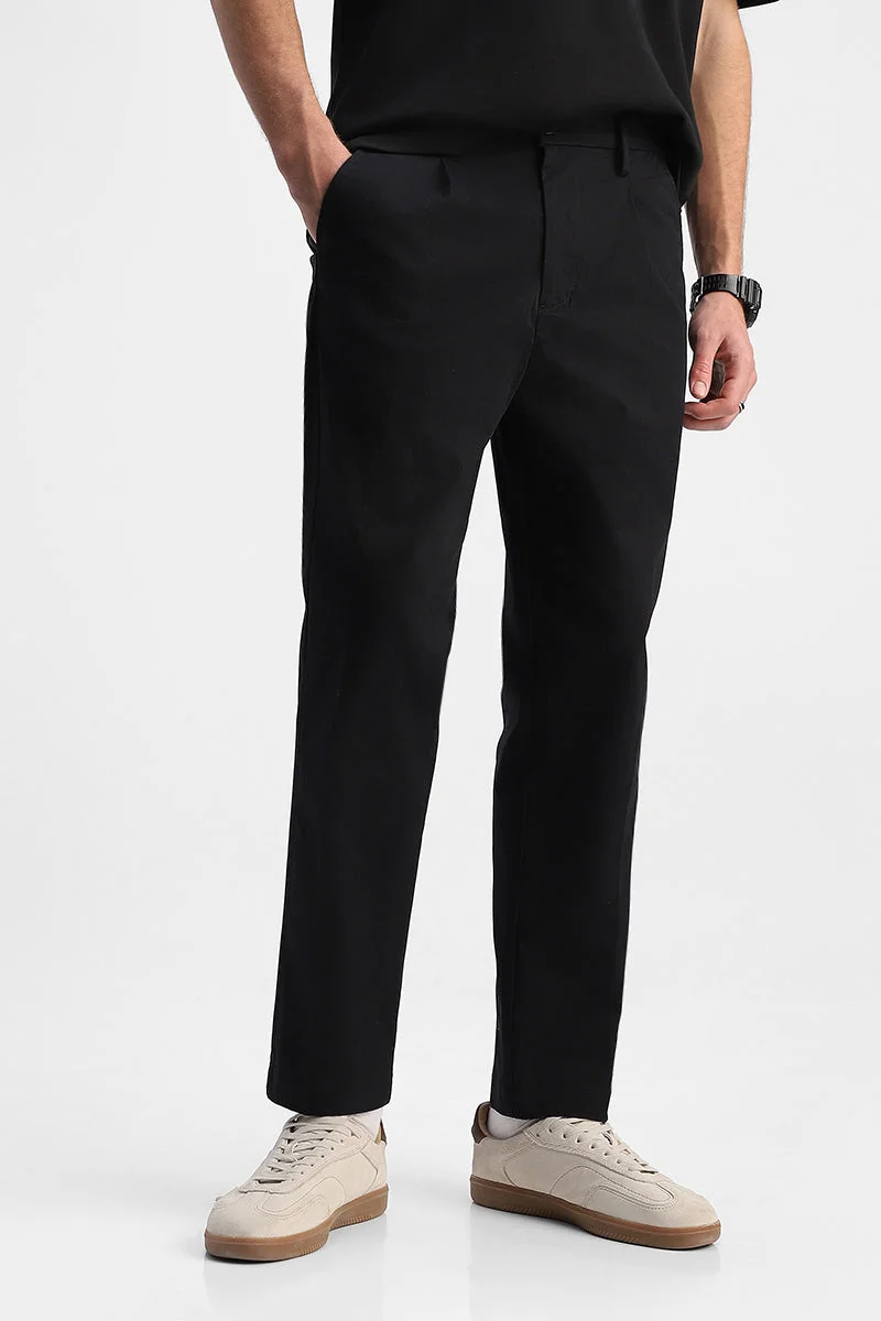 SNITCH Relaxed Fit Stretch Trousers