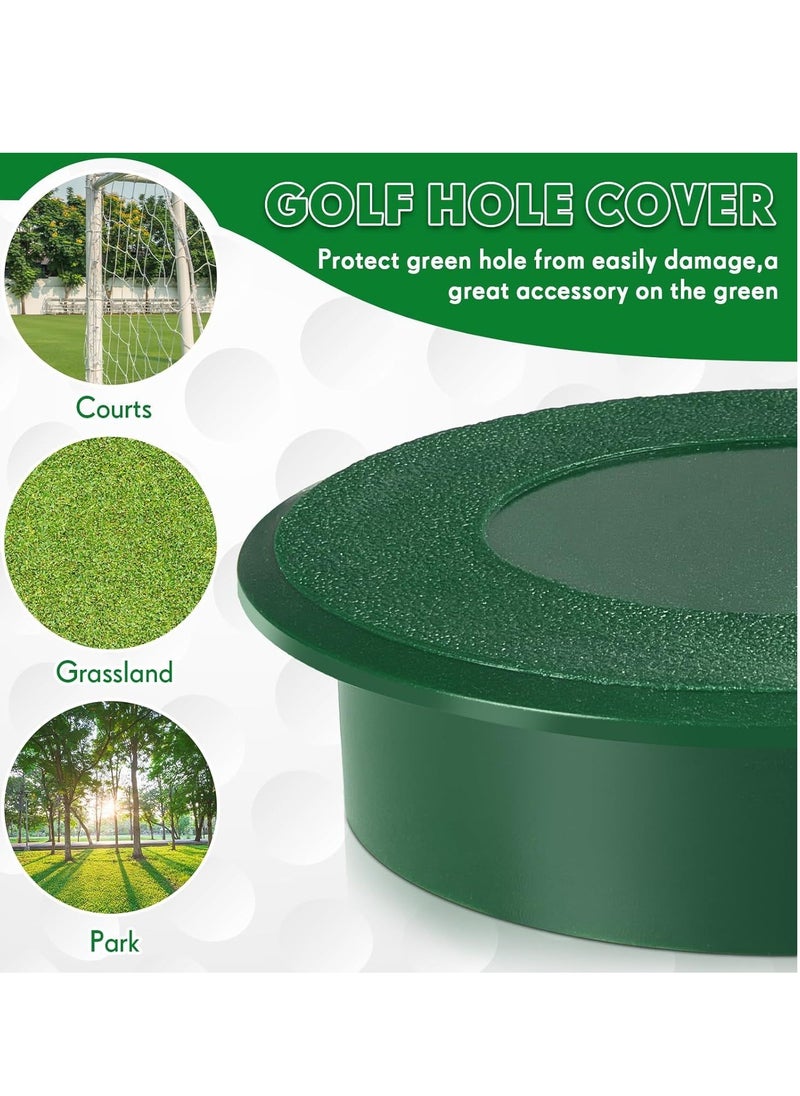 SYOSI - Golf Cup Cover Golf Hole Putting Green Cup Golf Practice Training Aids Hole Covers for Yard Garden Backyard Game Ball Outdoor Activities - Image 1