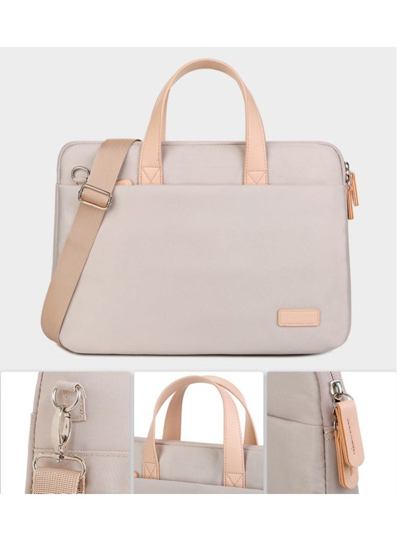 DUNISO 14 Inch Laptop Bag Lightweight Computer Bag Travel Business Briefcase Water Resistance Shoulder Messenger Bag for Men and Women Work Office - Image 2