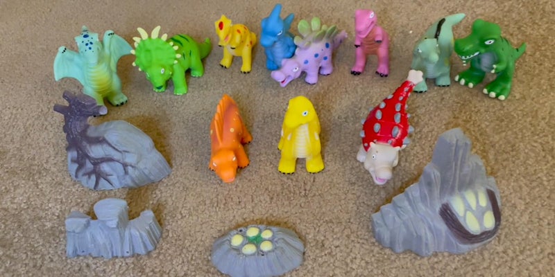 Hely Cancy Dinosaur Bath Toys Mold Free - Image 2