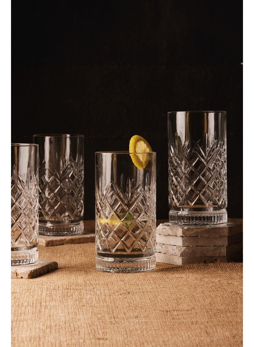 PEROTTI Melony Long 4-Piece Soft Drink Glass 450ML 