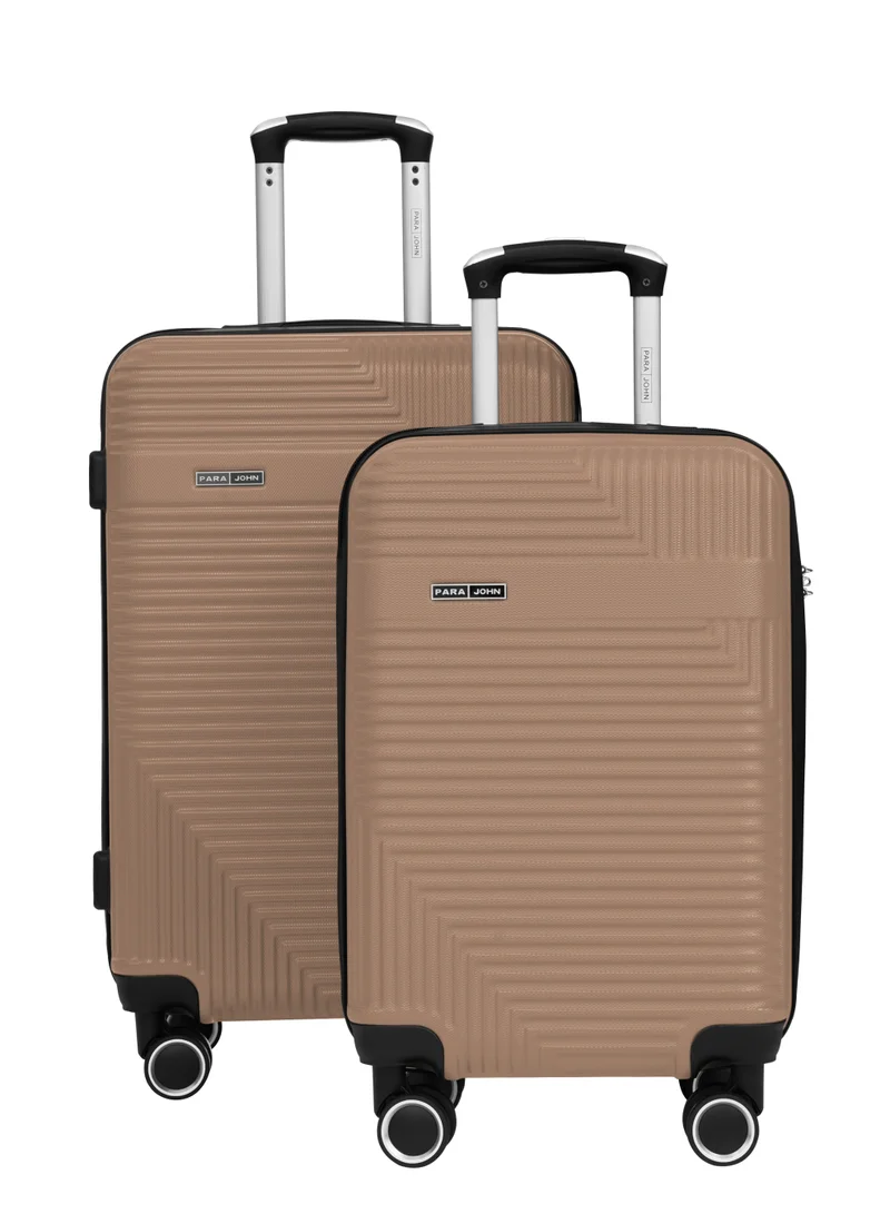 PARAJOHN Parajohn ABS Hardside Luggage Set 20"+24" – Lightweight Travel Trolley Suitcases with 4 Spinner Wheels,