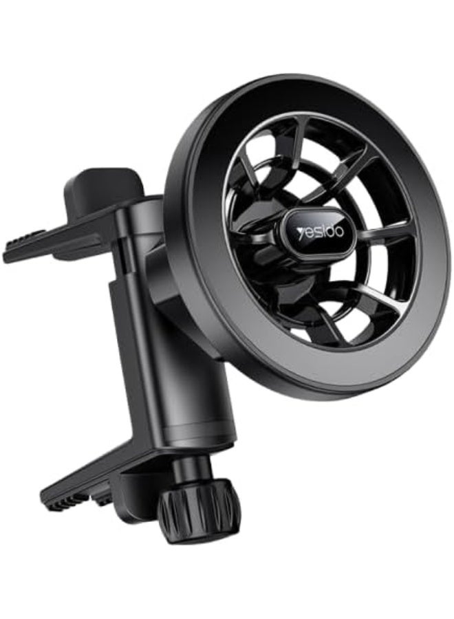 C221 Magnetic Mobile Phone Holder with 360° Rotation Design – Strong and Durable Mounting with High Flexibility for Car Air Vent - Image 1