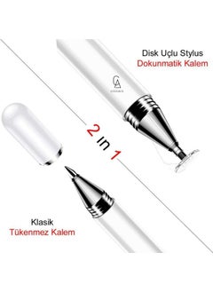 Coolacs Samsung Galaxy Tab S9 Fe SM-X510 Compatible Pen Passive Stylus 2in1 Tablet Pen Drawing & Writing Pen  - Image 4