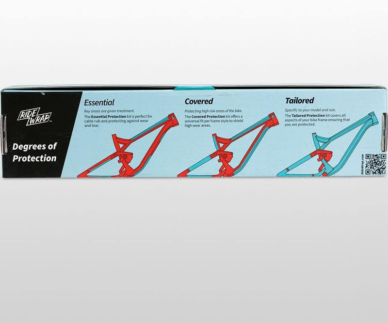 RideWrap Covered MTB Hardtail Kit Matte Clear - RW-CC-RT-M1-922 - Image 2