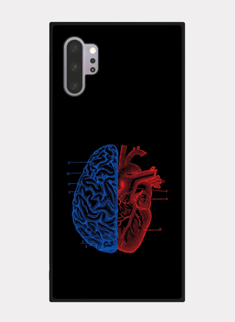 PXLAAT Samsung Galaxy Note 10 Plus case cover Brain And Heart - Image 1