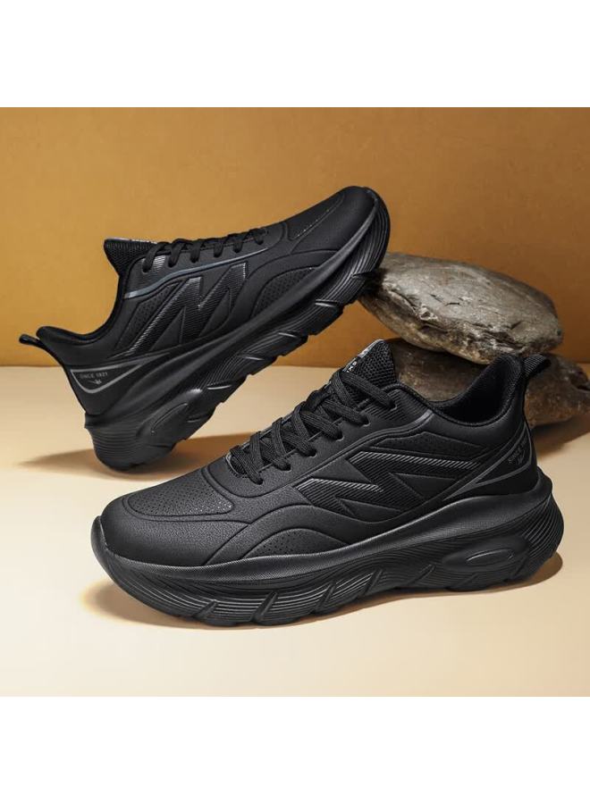 Double Star Winter Outdoor Hiking Trail Running Shoes Men Anti-slip Waterproof Shock Absorption Size 43 Black - Image 5