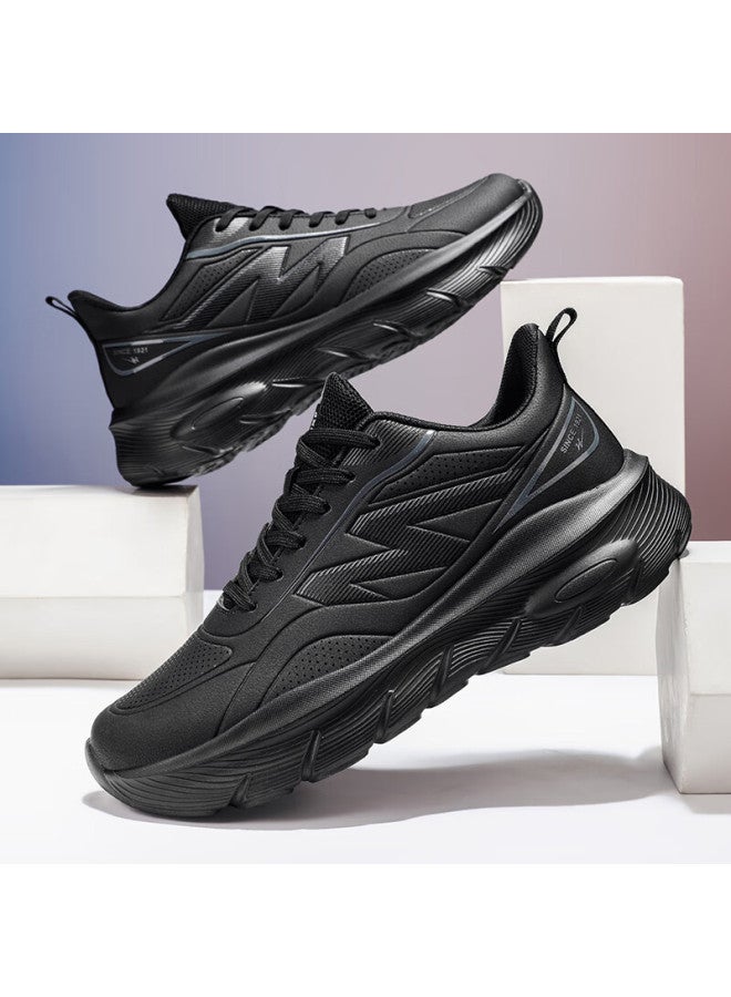 Double Star Winter Outdoor Hiking Trail Running Shoes Men Anti-slip Waterproof Shock Absorption Size 43 Black - Image 4