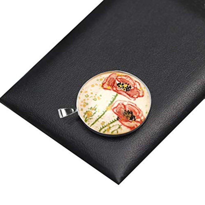 Solid 925 Silver Bezel Pendant Trays for Settings fit 1 Inch Flat Back Cabochon Jewelry Pendant Blanks Suppliers - Image 3