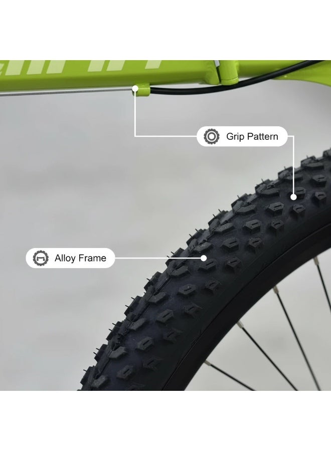 دراجة جبلية قابلة للطي مقاس 26 بوصة مع نظام تعليق مزدوج ومكابح قرصية - Image 3