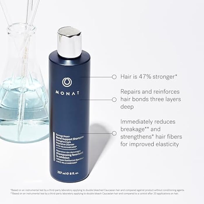MONAT Damage Repair Bond Support Shampoo – Nourishing Cleanser – Strengthened Hair Shampoo – Advanced Repair Technology – Ideal for Daily Hair Wellness – Fortifying Ingredients - Image 3