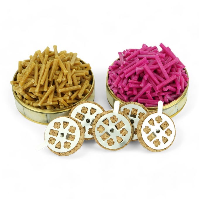 WICKS AND CORK FLOATS FOR ORTHODOX VIGIL OIL LAMPS BEESWAX AND PARAFFIN WICKS FOR FLOATING CANDLES FOR HOME OR CHURCH USE BEESWAX AND RED