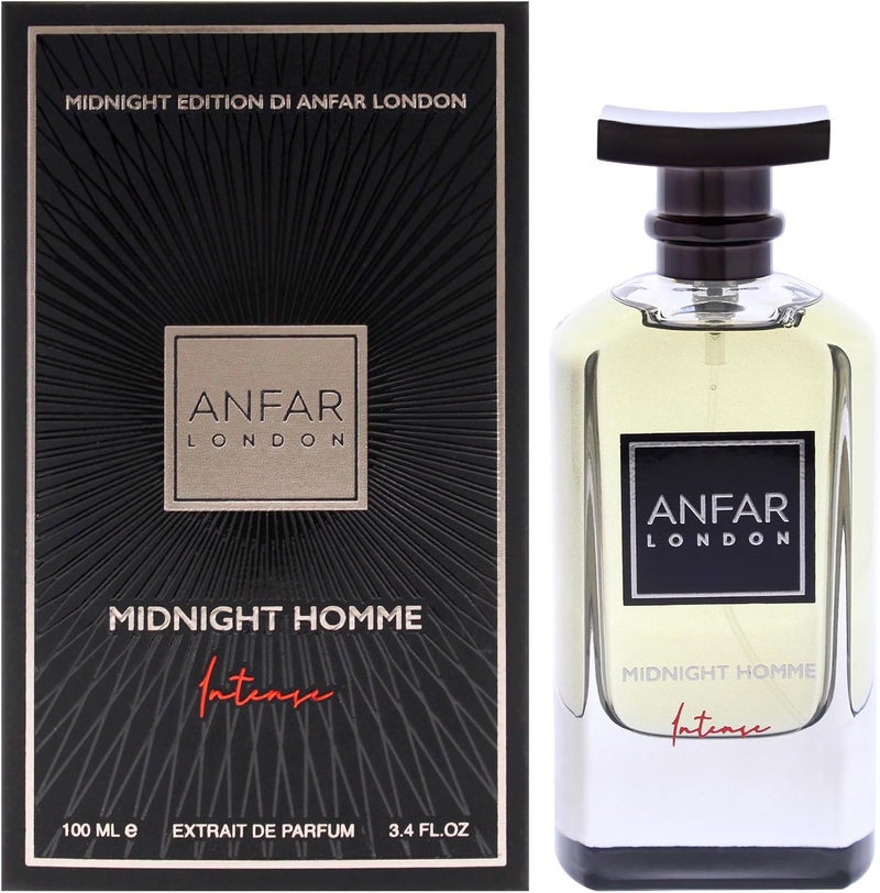 Anfar Midnight Homme Intense Extrait De Parfum by Anfar - 3.4 oz Spray for Men - Image 1