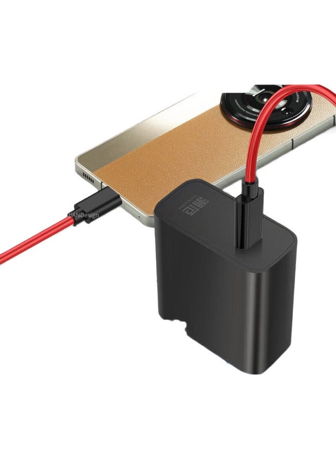 Win Potential Winpian Compatible With Nubia Red Magic Data Cable, 2 Meters, 9A Fast Charging, 165W/120W/80W Charging Cable, 10/9/8/7/6/Pro/9Spro/8Spro+, Universal For Phones - Image 1