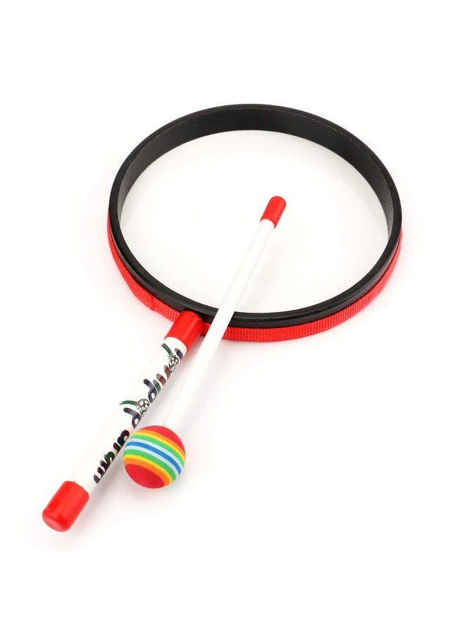 Foraineam 2 Pieces 8 Inch Lollipop Drum With Drum Beater Lollipop Hand Drum Musical Educational Percussion Instrument  - Image 2