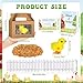 Gaiaring 38 Pcs Adopt a Chick Party Favors Mini Plush Stuffed Chicken Include 12 Mini Plush Chicks 12 Foldable Boxes 12 Adopt Cards 1 Adopt Sign 1 Adopt Fence for Adopt a Pet Party Chick - Image 4