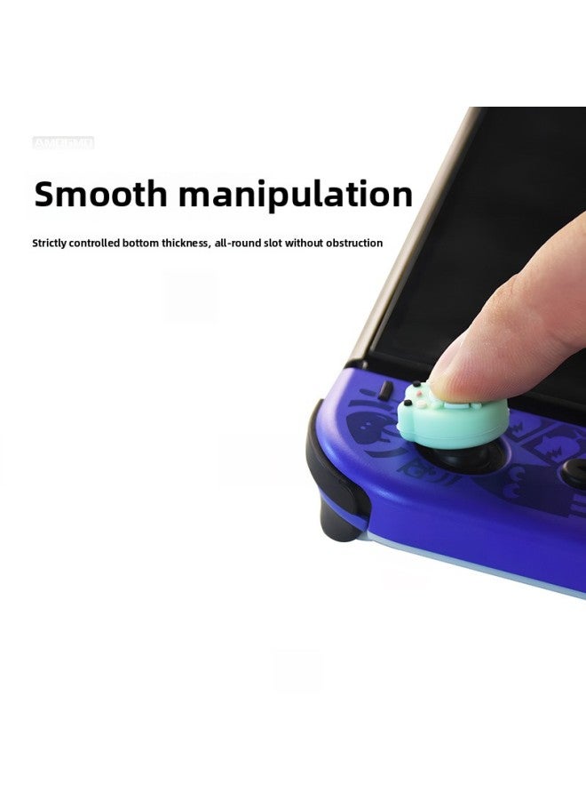 Suitable For Nintendo Switch Rocker Cap Cute Frog Frog Silicone Non-slip Cap Lite Game Rocker Protection Cap-Product Color:Combination 6 No Return Or Exchange  - Image 5