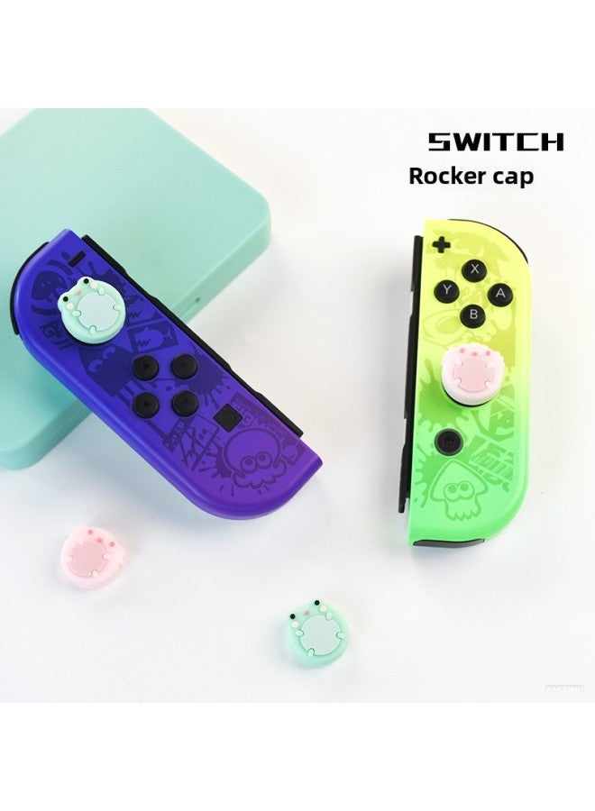 Suitable For Nintendo Switch Rocker Cap Cute Frog Frog Silicone Non-slip Cap Lite Game Rocker Protection Cap-Product Color:Combination 6 No Return Or Exchange  - Image 2