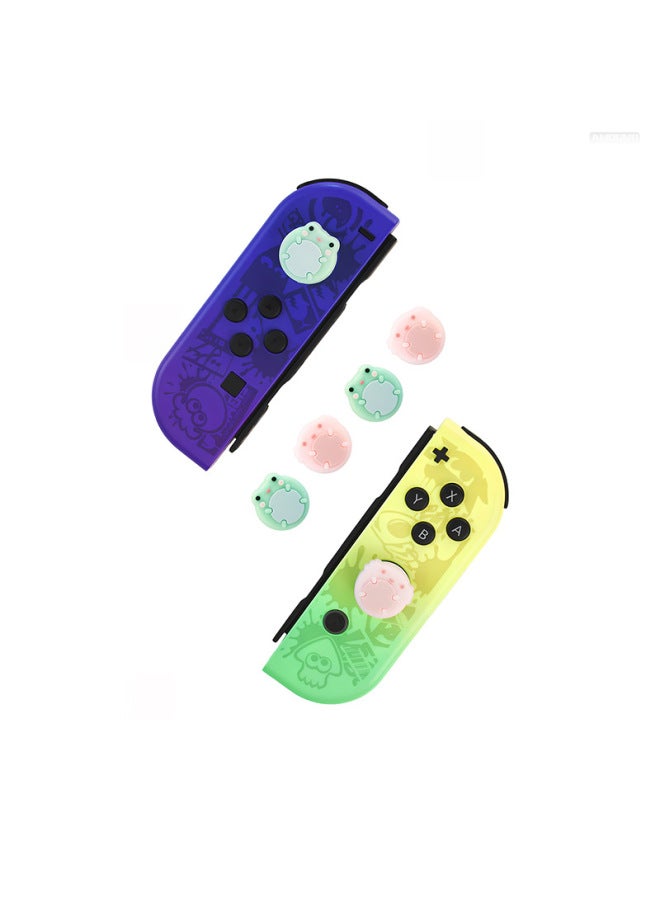 Suitable For Nintendo Switch Rocker Cap Cute Frog Frog Silicone Non-slip Cap Lite Game Rocker Protection Cap-Product Color:Combination 6 No Return Or Exchange  - Image 3