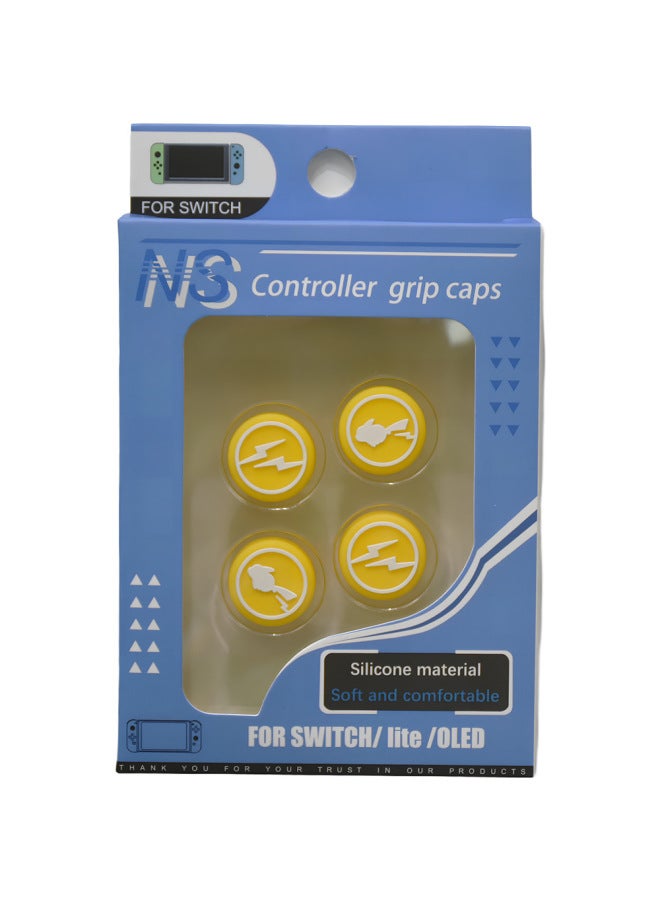 Suitable For Nintendo Switch Rocker Cap Cute Frog Frog Silicone Non-slip Cap Lite Game Rocker Protection Cap-Product Color:Combination 6 No Return Or Exchange  - Image 1