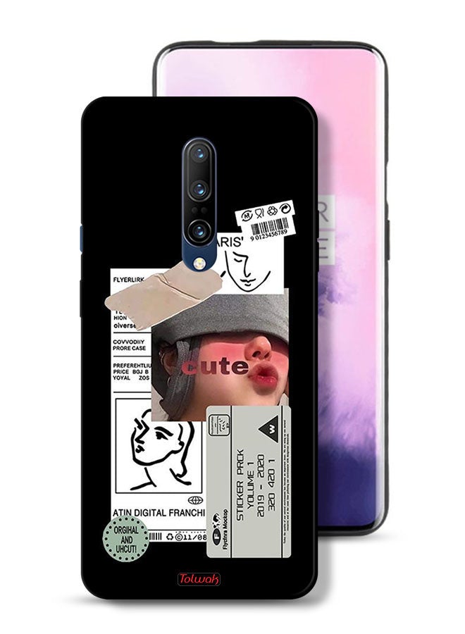 Tolwak OnePlus 7 Pro Protective Case Cover Cute Sticker - Image 1