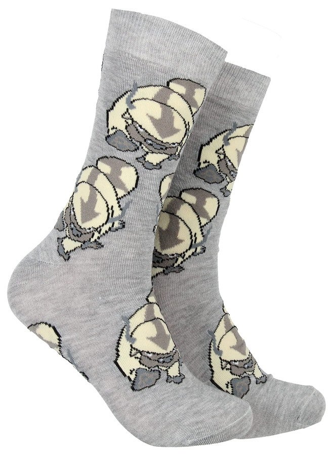 Hyp Avatar The Last Airbender Aang and Appa Character Adult Crew Socks 2 Pair - Image 2