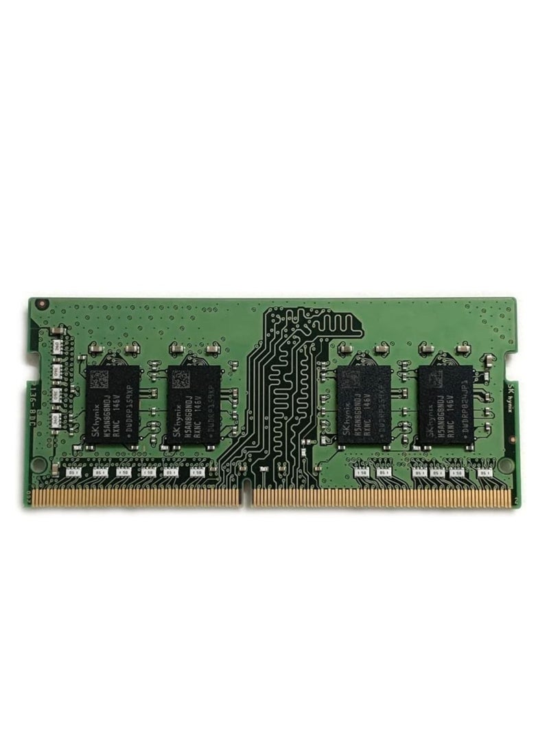 مجموعه ذاكرة رام DDR4 SODIMM للكمبيوتر المحمول من اس كيه هاينكس، سرعة 3200، سعة 8 جيجابايت، ذاكرة SO-DIMM بتصنيف PC4، ذاكرة 1Rx8، لكمبيوتر محمول ديل واتش بي ولينوفو وغيره من الأنظمة، موديل HMA81GS6DJR8N-XN - Image 2