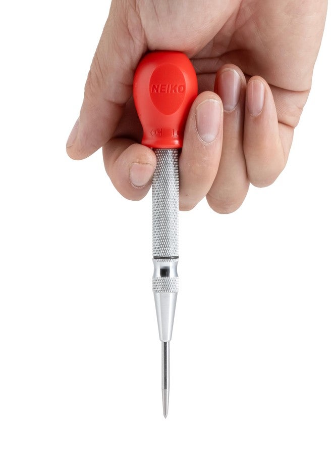NEIKO 02638A 5-Inch Automatic Center Punch for Metal, Adjustable Impact Spring Loaded Tool, Punch, Loaded, Auto - Image 2