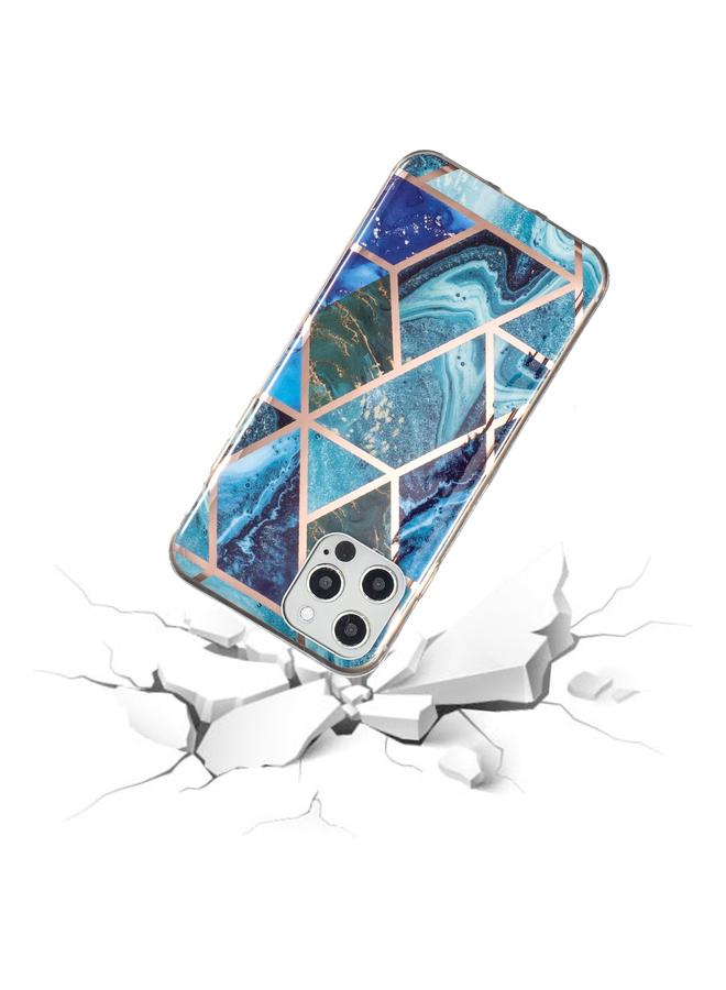 S-TOP Case For iPhone 12 Pro Max Electroplated Marble Pattern TPU Phone Case - Image 4