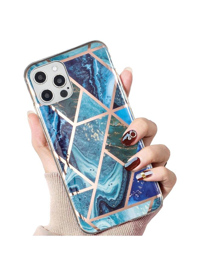 S-TOP Case For iPhone 12 Pro Max Electroplated Marble Pattern TPU Phone Case - Image 5