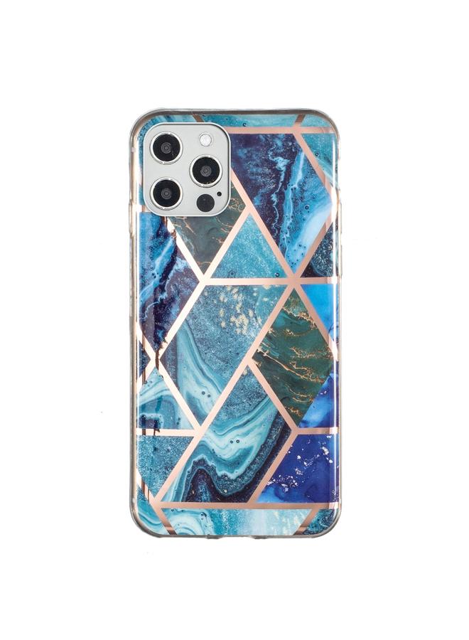 S-TOP Case For iPhone 12 Pro Max Electroplated Marble Pattern TPU Phone Case - Image 2