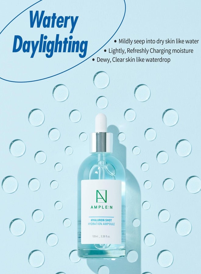 CORÉANA AMPLE:N Hyaluron Shot Hydration Serum - Plumping Face Serum with Hyaluronic Acid and Xylitol - Ultra Hydrating Moisturizer to Reduce Wrinkles and Restore Vitality and Glow, 3.38 fl.oz. - Image 4
