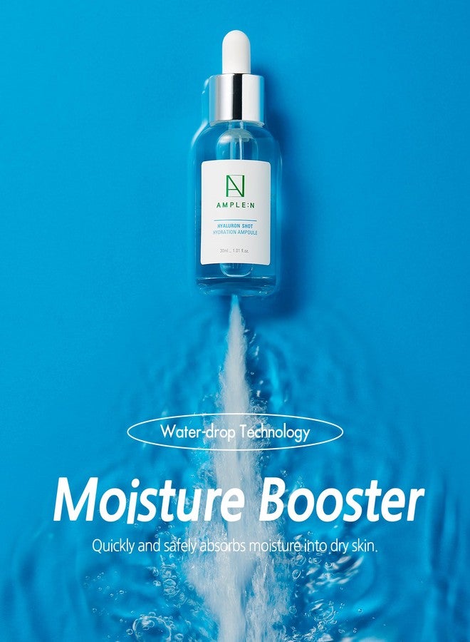 CORÉANA AMPLE:N Hyaluron Shot Hydration Serum - Plumping Face Serum with Hyaluronic Acid and Xylitol - Ultra Hydrating Moisturizer to Reduce Wrinkles and Restore Vitality and Glow, 3.38 fl.oz. - Image 3