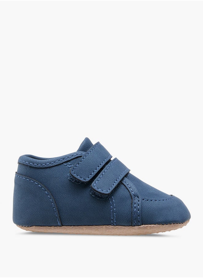 Barefeet Solid Booties with Hook and Loop Closure  - Image 3