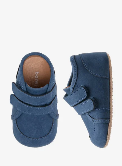 Barefeet Solid Booties with Hook and Loop Closure