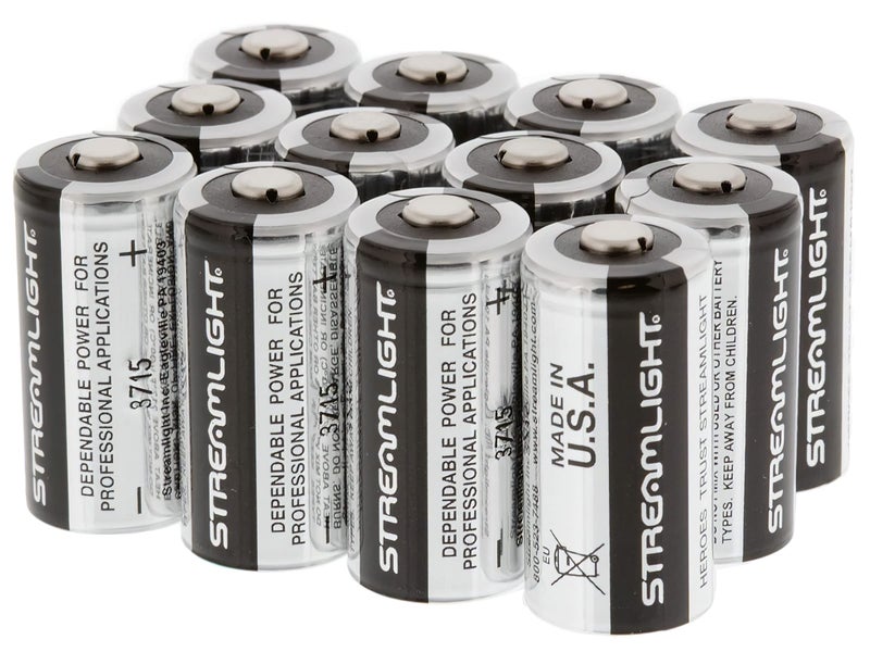 Streamlight بطاريات ليثيوم CR123A من ستريملايت 85177، عبوة 12 - Image 2