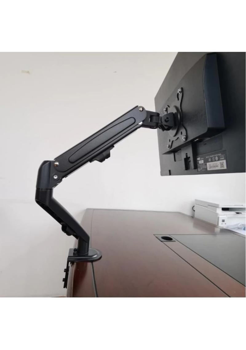 Monitor Bracket: 17-32 Inch 2-9KG Load Capacity, Ergonomic Height Elevation - 360° Rotation For Portrait Landscape, Adjustable Screen Mount For Home Office Workspaces - Image 3