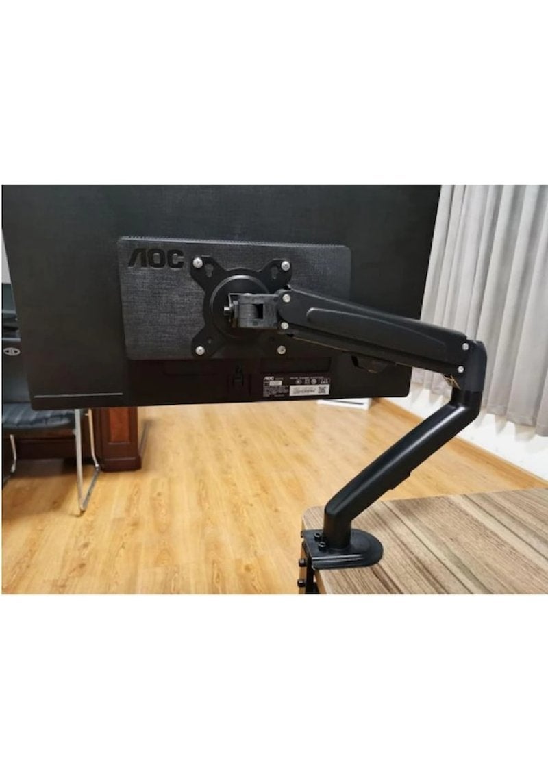 Monitor Bracket: 17-32 Inch 2-9KG Load Capacity, Ergonomic Height Elevation - 360° Rotation For Portrait Landscape, Adjustable Screen Mount For Home Office Workspaces - Image 4