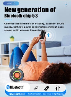General New audio Bluetooth outdoor speakers waterproof portable Bluetooth subwoofer mini audio  - Image 4