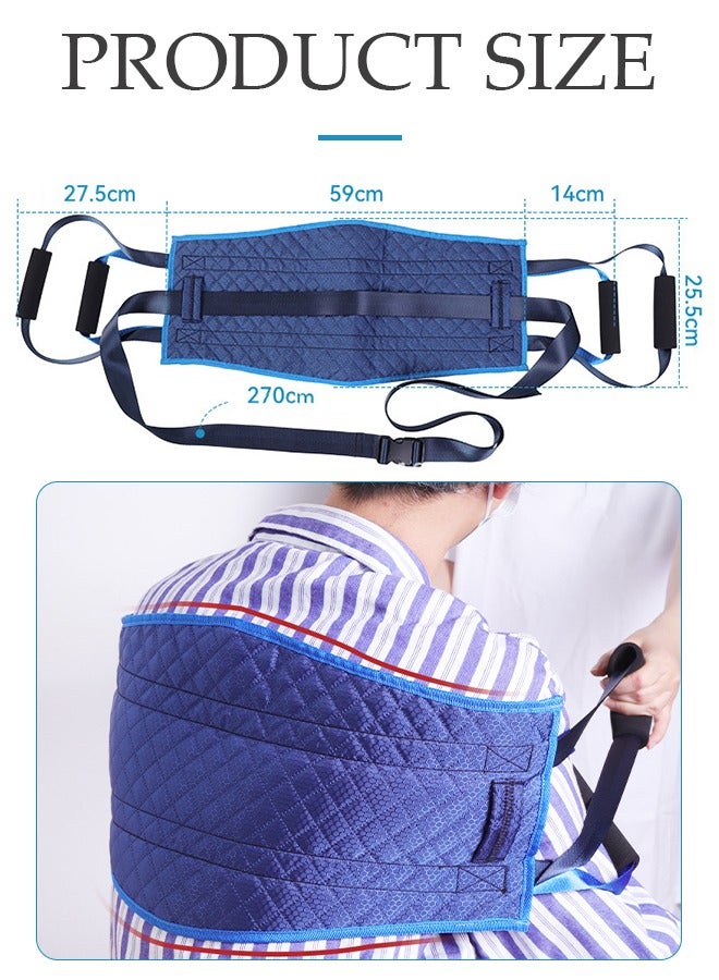 DUNISO Lefka transfer pad for getting up and assisting bedridden elderly patients with turning over, fixed belt for shifting, and transfer pad for turning over and shifting - Image 2