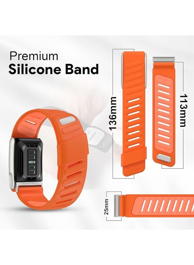TEMPO SportFlex Silicone Strap for WHOOP 5.0 Life /MG – ECG Compatible, Waterproof & Sweatproof Band with U Shaped Connector - Premium Fitness Accessory | NOT for Gen 4 - Image 3