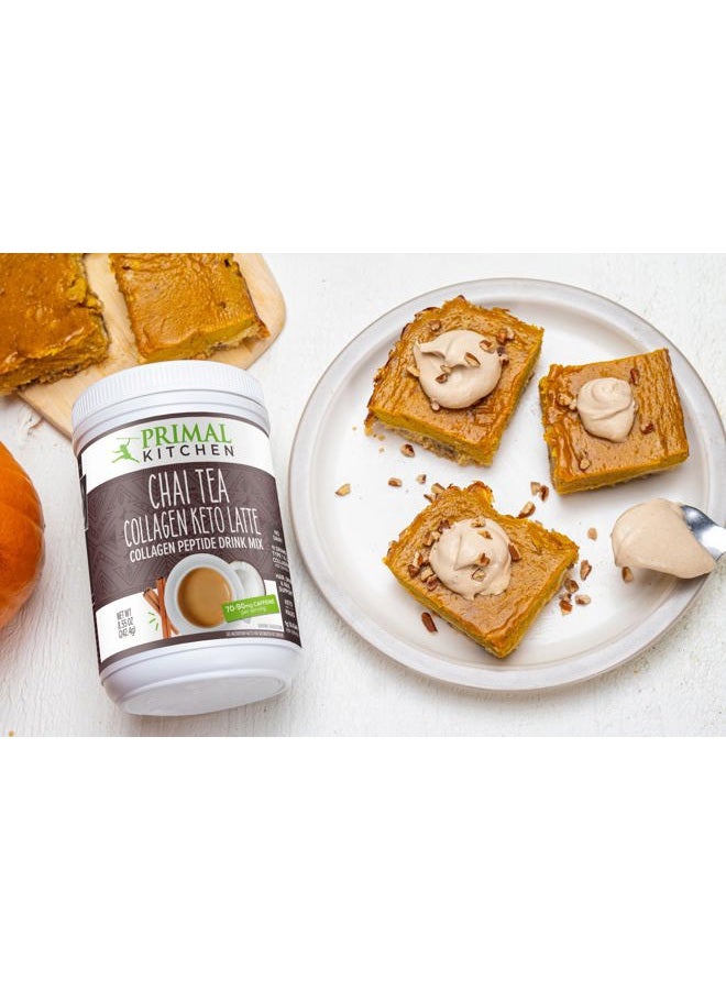 Primal Kitchen Chai Tea Collagen Keto Latte Powder, Collagen Peptide Drink Mix, 8.55 Ounces - Image 4